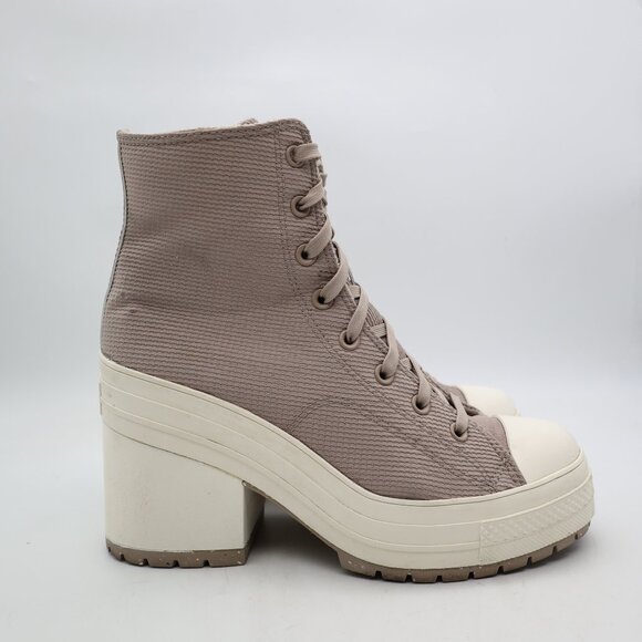 Converse Chuck 70 DE Luxe Heel Women's Size 11.5 High Heels Wonder Stone - Picture 1 of 10
